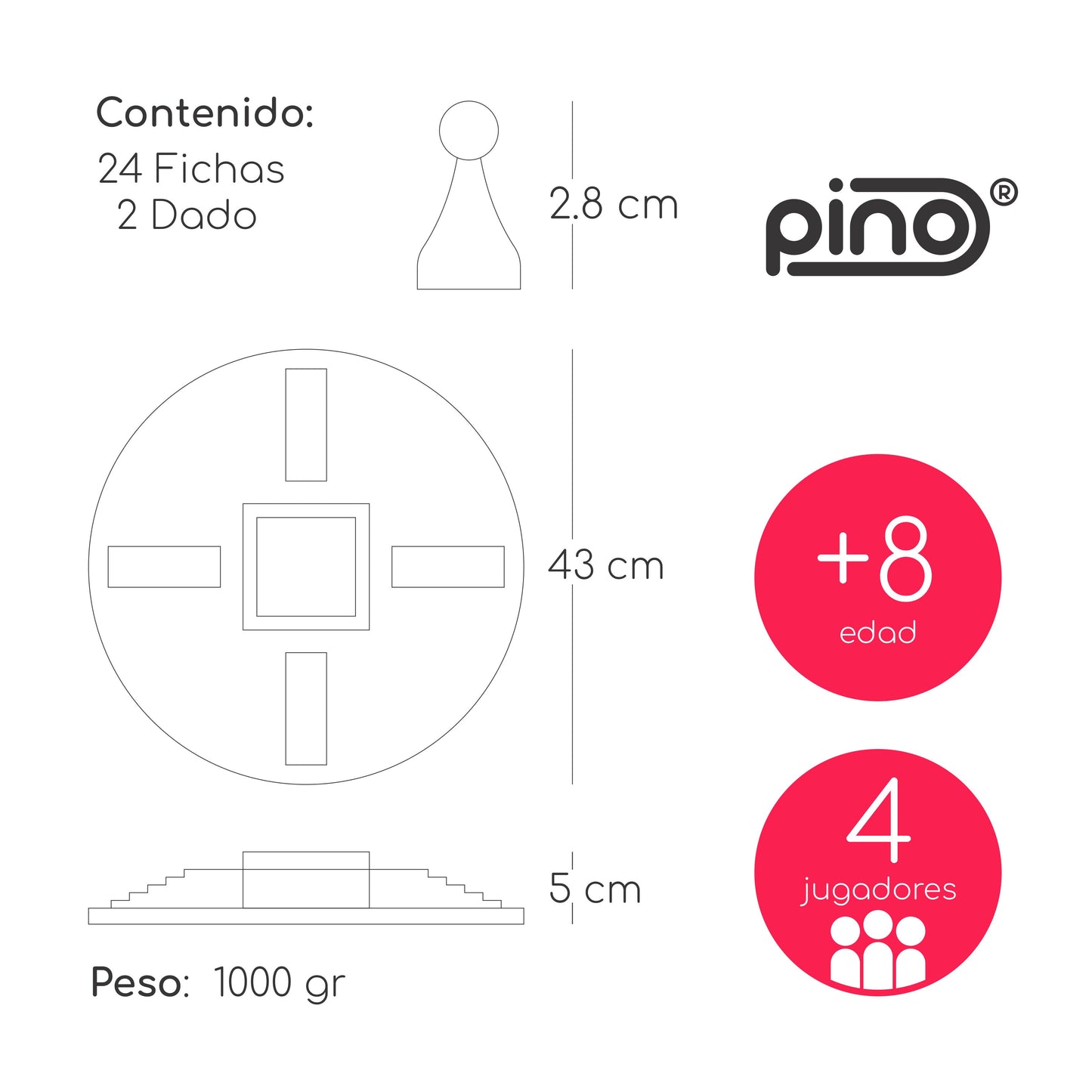 Parques 4 puestos 3D