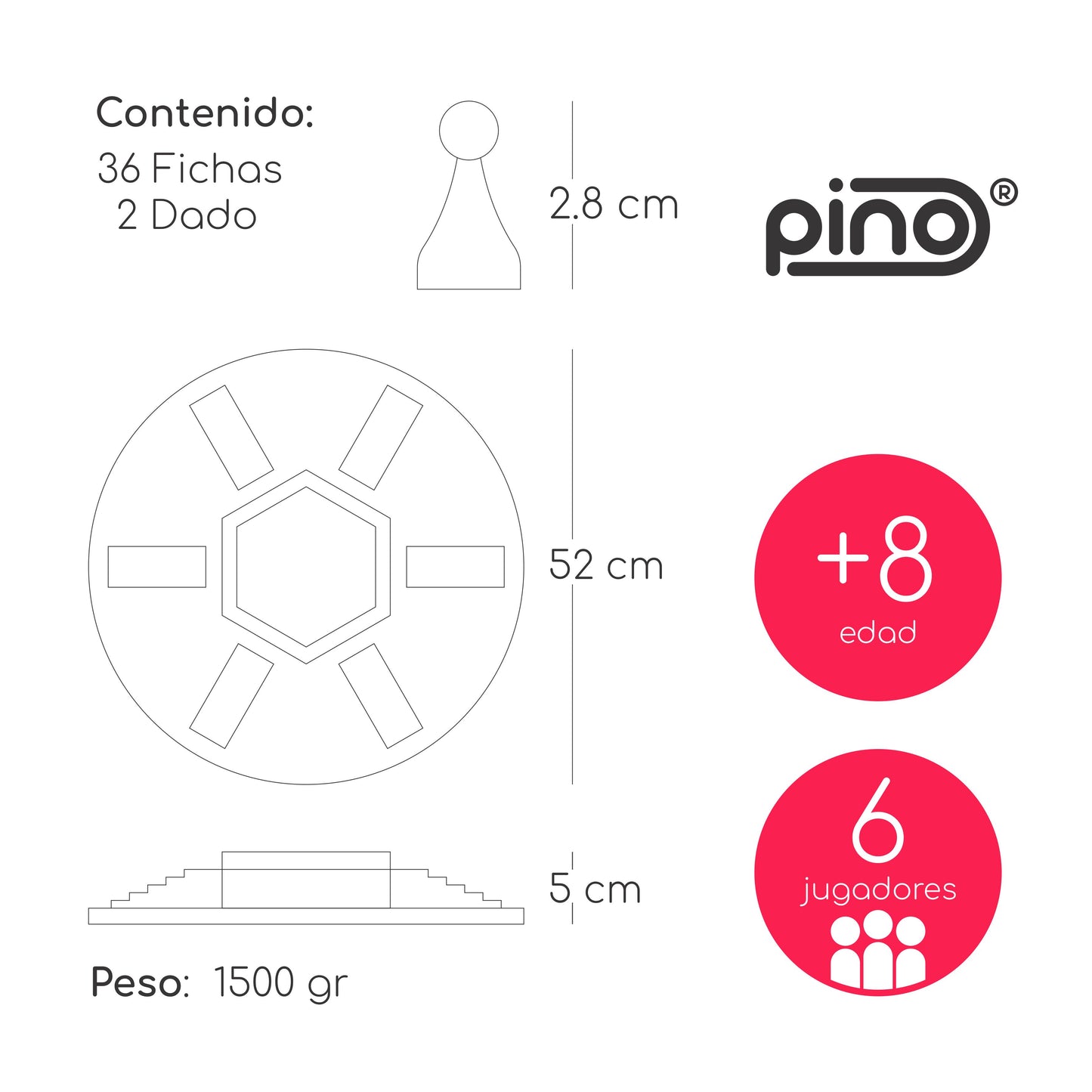Parques 6 puestos 3D